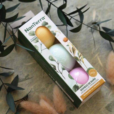 bolas de jabon verde